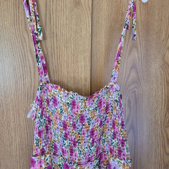 Draper James RSVP Floral Tiered Dress - Size M - Picture 2 of 4